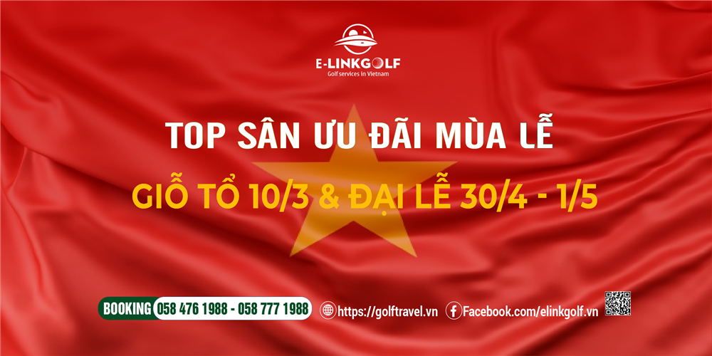 Bảng giá ưu đãi chơi golf 30/4 & 1/5