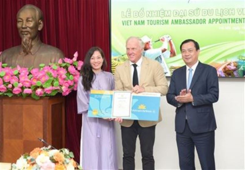 Huyền thoại golf Greg Norman được bổ nhiệm làm đại sứ du lịch Việt Nam