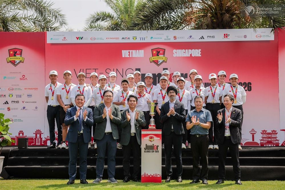 Đội tuyển Golf Trẻ Việt Nam thắng thuyết phục tại Viet - Sing Junior Alliance Cup 2026