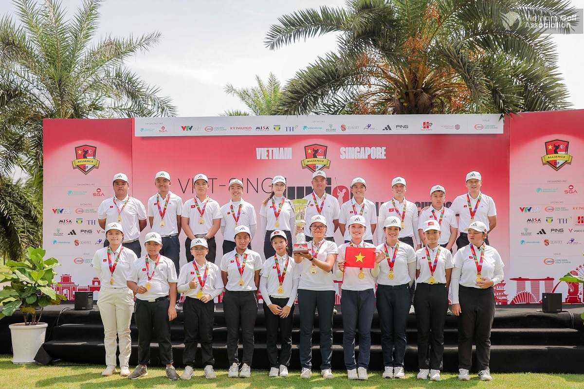 Đội tuyển Golf Việt Nam thắng áp đảo tại Viet - Sing Junior Alliance Cup 05/06/2026