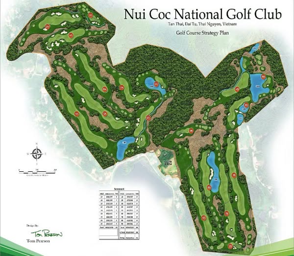 quy hoạch san golf ho nui coc