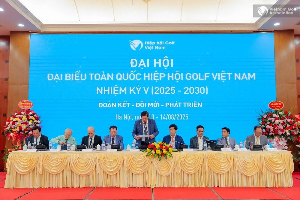Đại hội đại biểu toàn quốc Hiệp hội Golf Việt Nam nhiệm kỳ V (2025-2030)