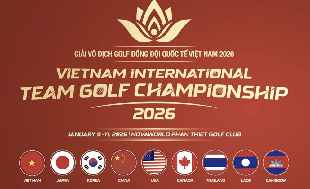 Việt Nam đăng cai giải Golf đồng đội quốc tế 2026